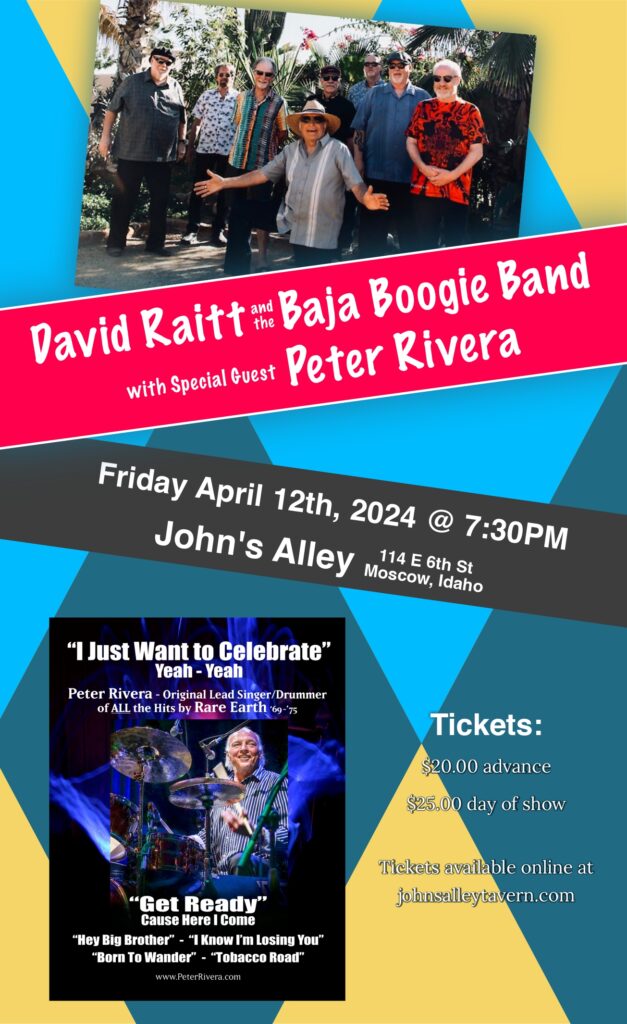 Peter Rivera (of Rare Earth)  and David Raitt and the Baja Boogie Band