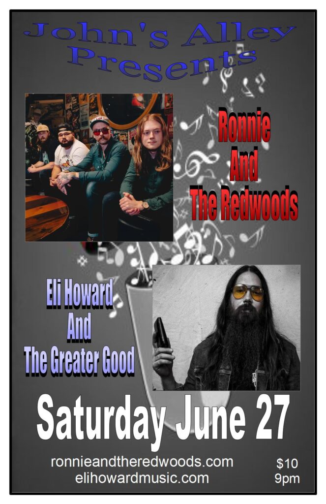Ronnie and The Redwoods with Eli Howard and The Greater Good